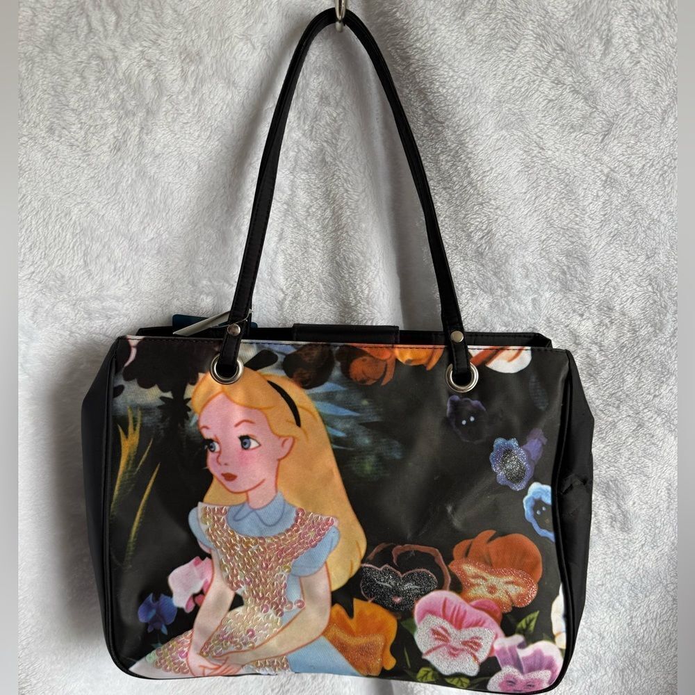 Disney Sequined Alice In Wonderland Tote